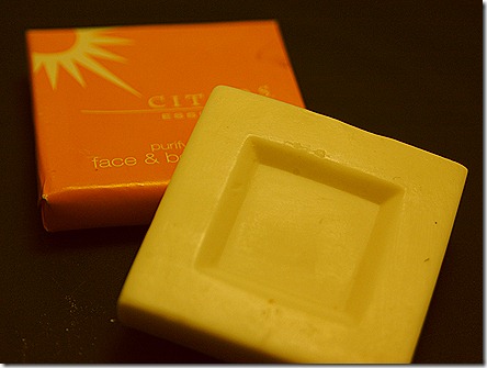 I know it's a horrible photo of my cheater soap!